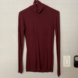 Maroon Turtle Neck